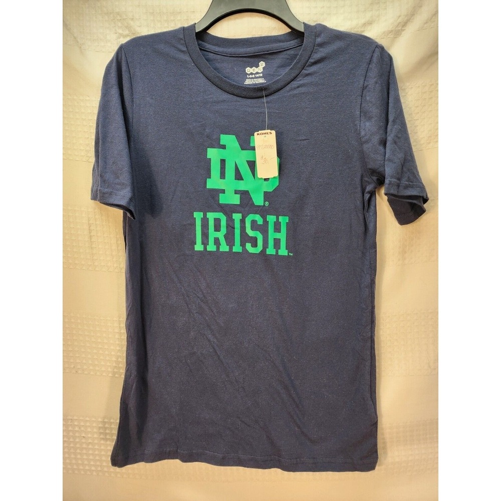 Gen 2 Tshirt Youth Size 14/16 Blue Short Sleeve Crew Neck Irish Tee Shirt 3389